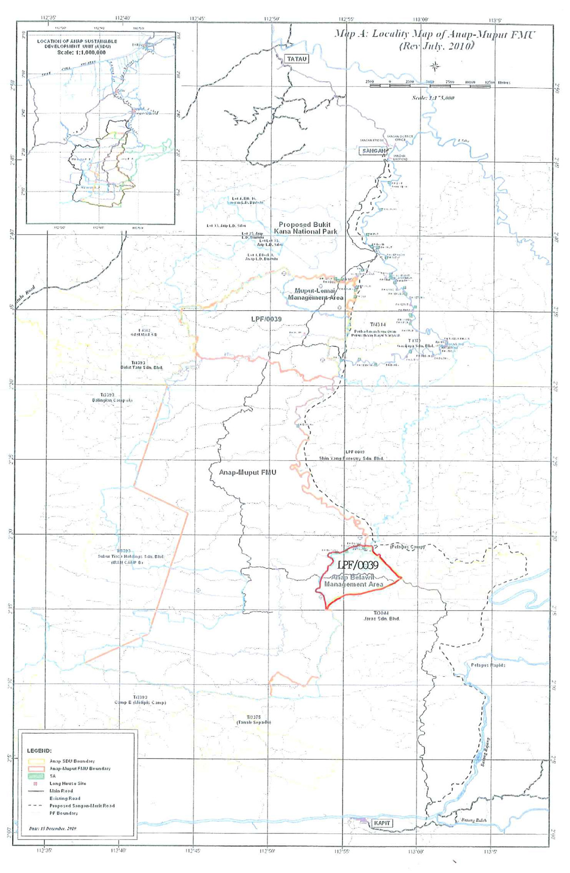 Location of Anap Muput FMU